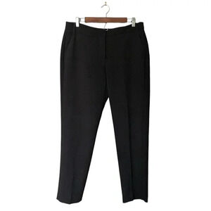 LK Bennett TR Lupin Black Dress Pants Size US 10 Textured Trousers Career